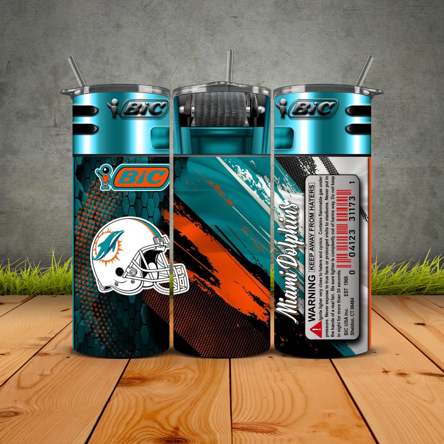 NEW Bic Lighter Football Tumblers