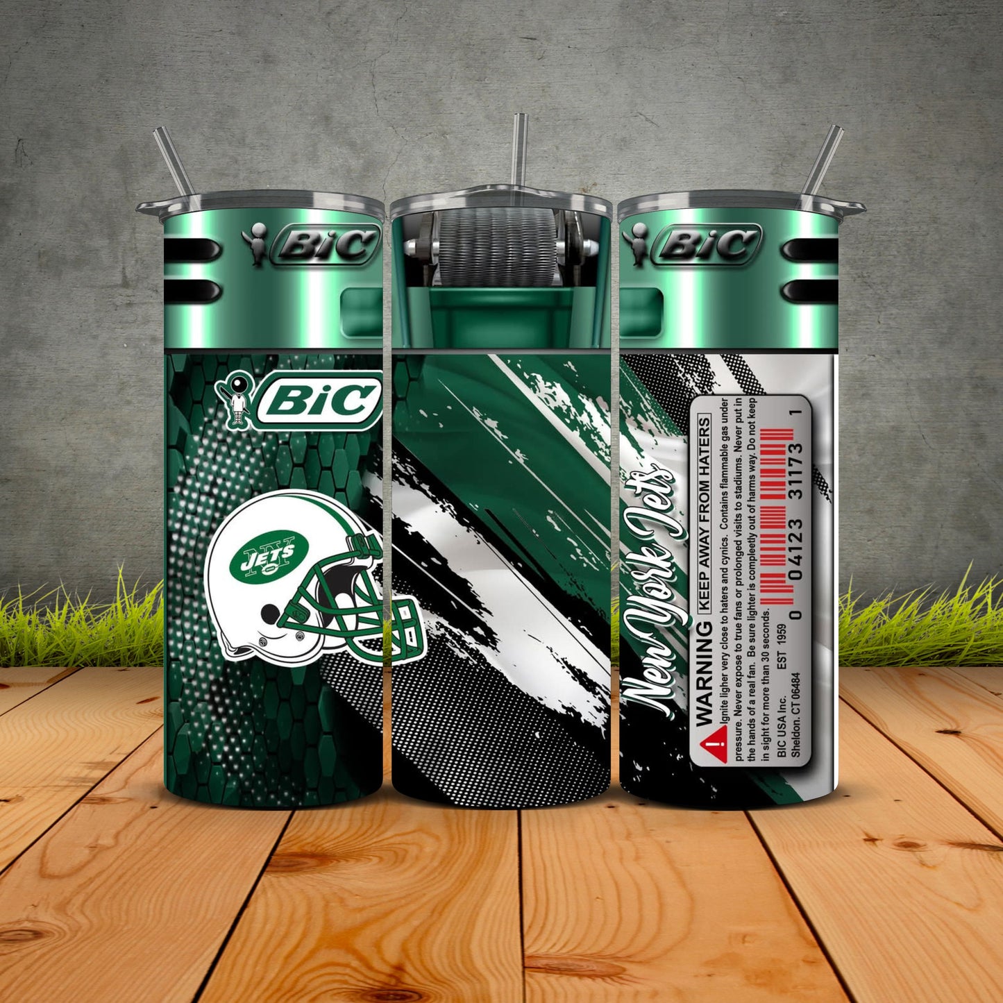 NEW Bic Lighter Football Tumblers