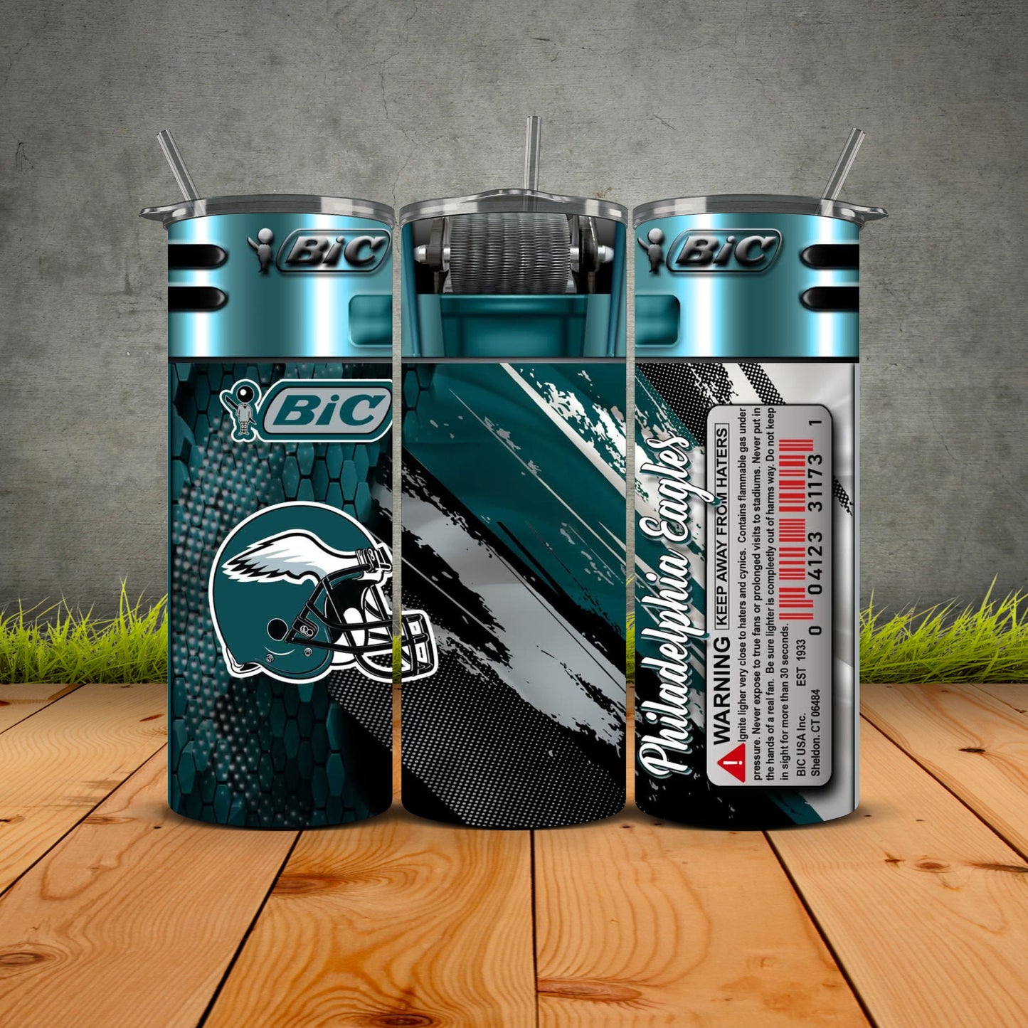 NEW Bic Lighter Football Tumblers