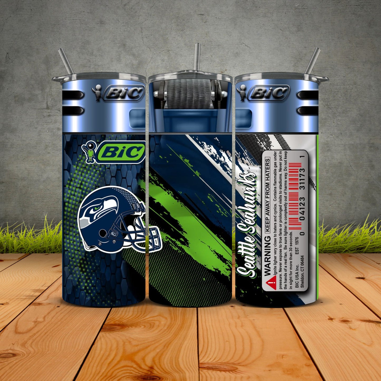 NEW Bic Lighter Football Tumblers