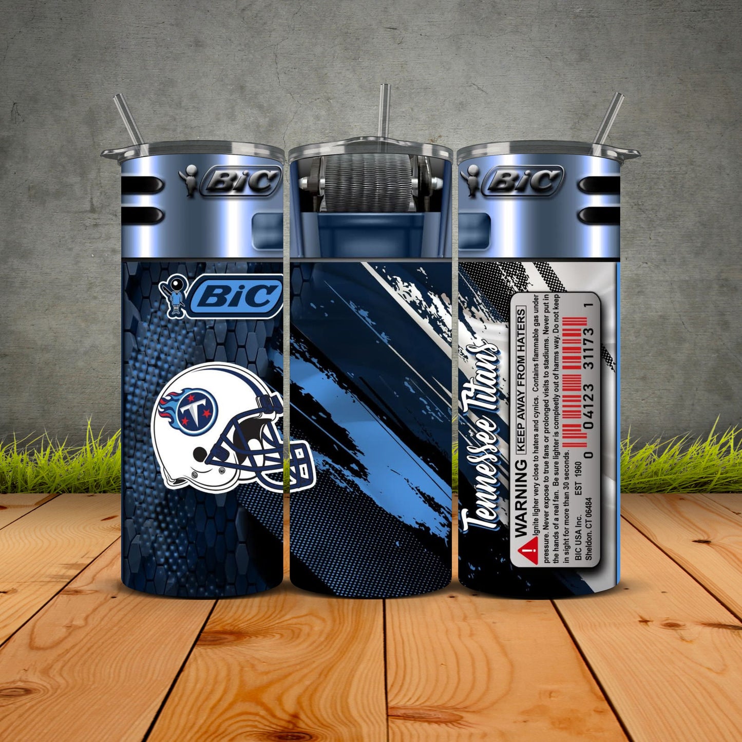 NEW Bic Lighter Football Tumblers