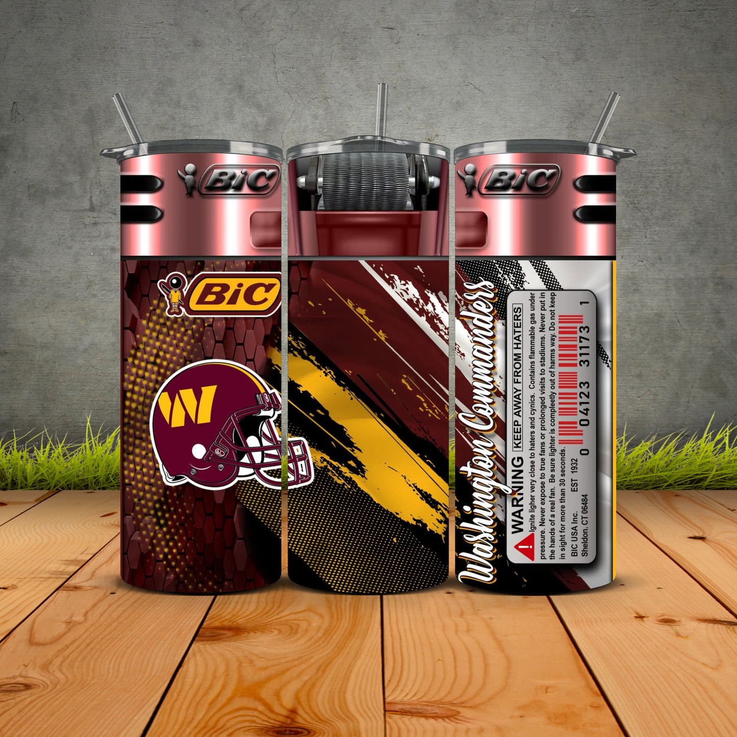 NEW Bic Lighter Football Tumblers
