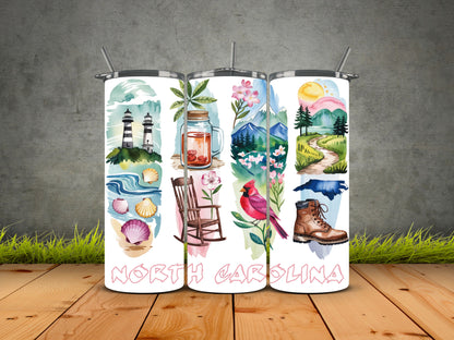 50 States Brushstroke-USA State Pride Tumblers