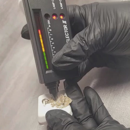 2.00 CTW Iced-Out Moissanite Lion Head Pendant in 18k Gold Vermeil