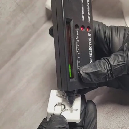 0.50 CTW Iced-Out Moissanite Dagger Hoop Earrings in 925 Sterling Silver