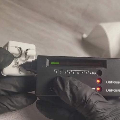 1.00 CTW Iced-Out Moissanite Cross Hoop Earrings #1 in 925 Sterling Silver