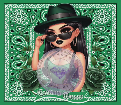 Zodiac Queen Chicana Style digital images (12 images)