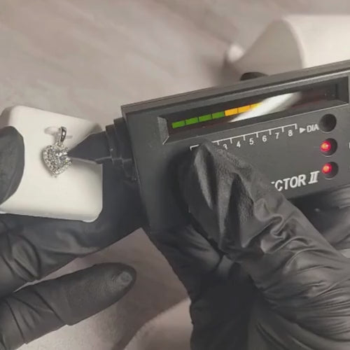 1.50 CTW Iced-Out Moissanite Heart Pendant in 925 Sterling Silver #3