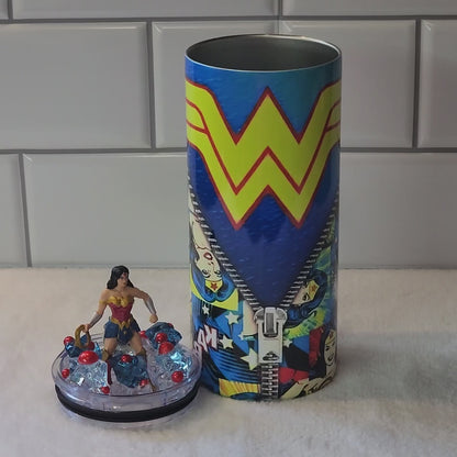 Kids Wonder Woman Light Up Tumbler ( 15oz )