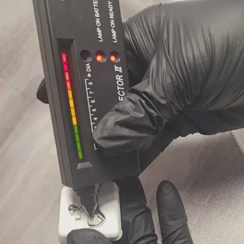 0.25 CTW Iced-Out Moissanite Guitar Pendant in 925 Sterling Silver