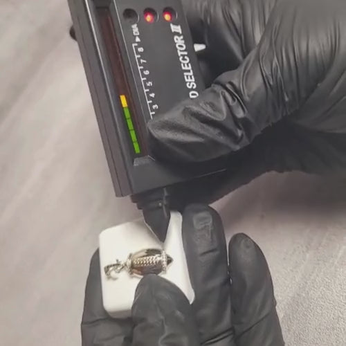 0.25 CTW Iced-Out Moissanite Football Pendant in 18k Gold Vermeil #2