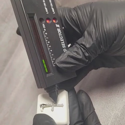 0.25 CTW Iced-Out Moissanite Cross Pendant in 925 Sterling Silver #2