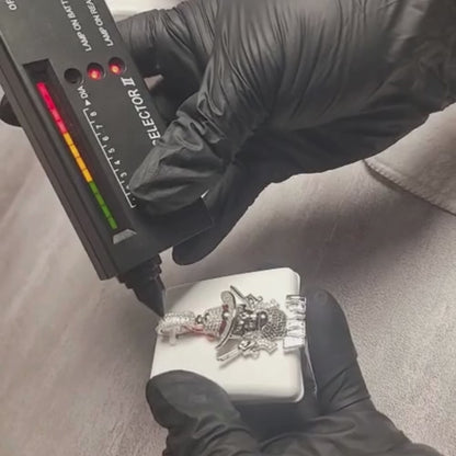 Cowboy Skull Wanted Pendant