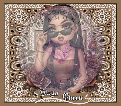 Zodiac Queen Chicana Style Second Edition digital images (12 images)