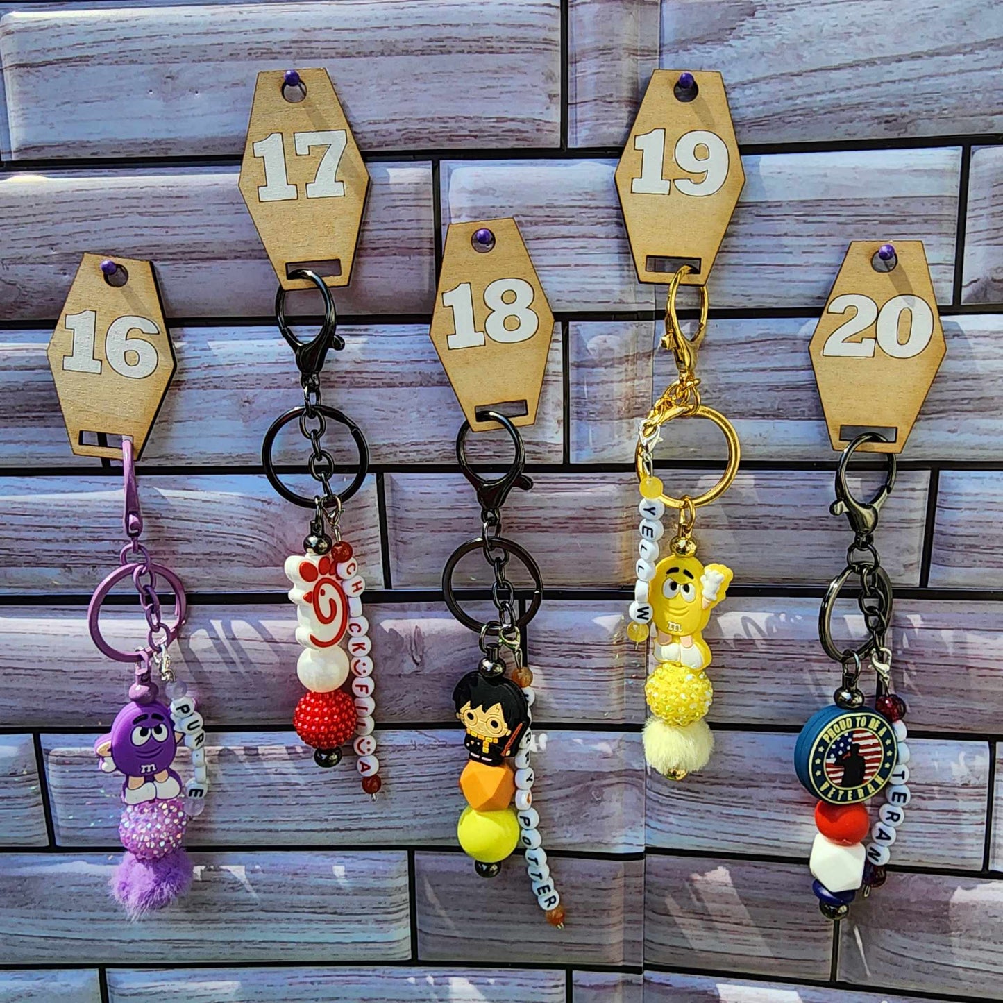 Adorable Beaded Keychains