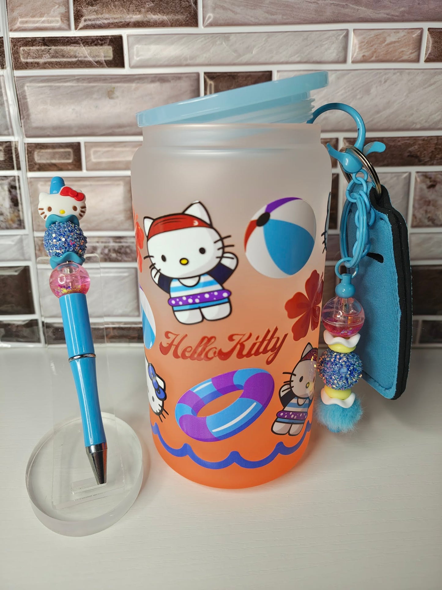16oz Libby Cute Kitty Set