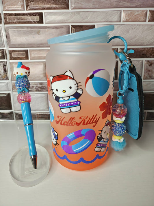 16oz Libby Cute Kitty Set