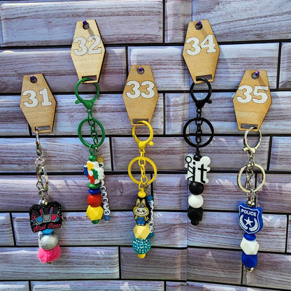 Adorable Beaded Keychains