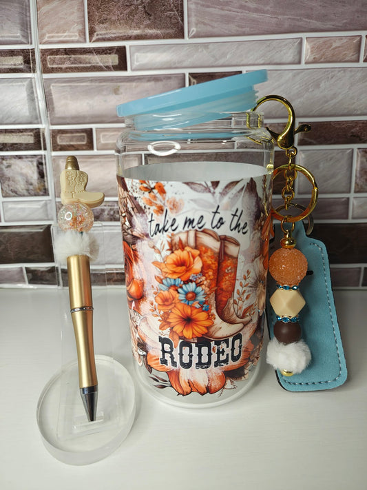 16oz Libby Take Me To The Rodeo Set