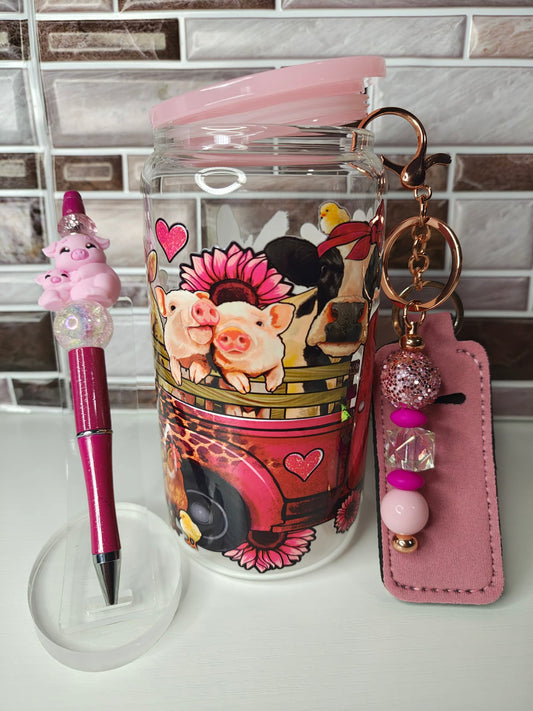 16oz Libby Farm Animal Set