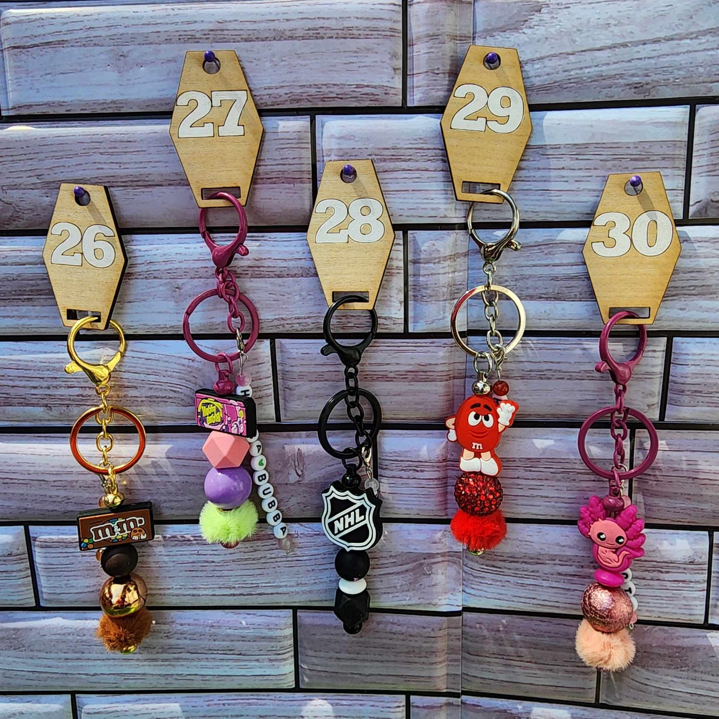 Adorable Beaded Keychains