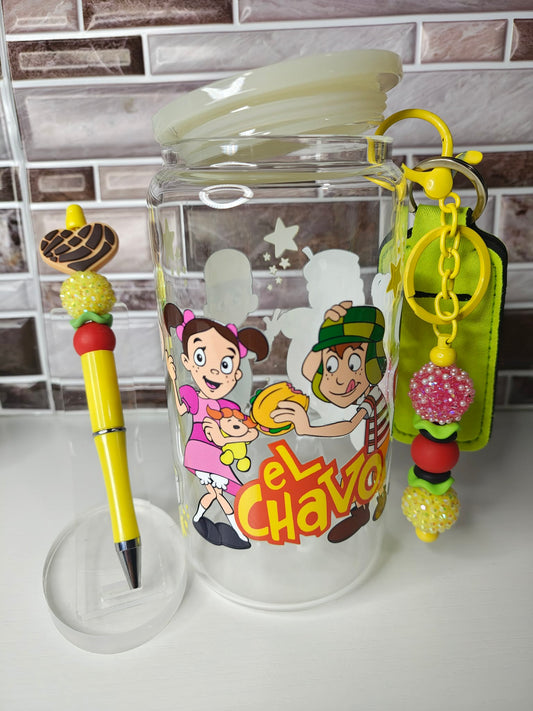 16oz Libby El Chavo Set