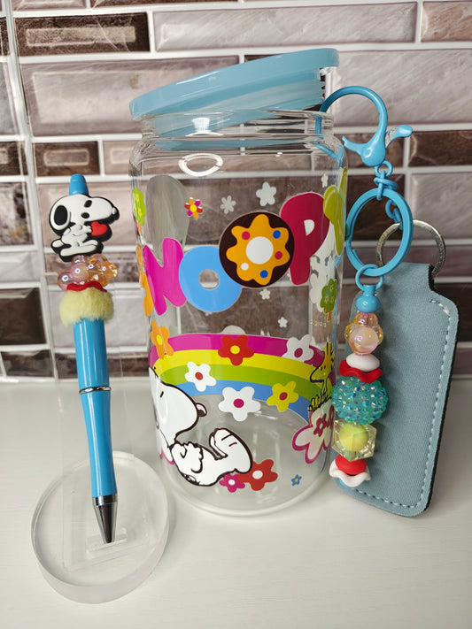 16oz Libby Snoopy Set