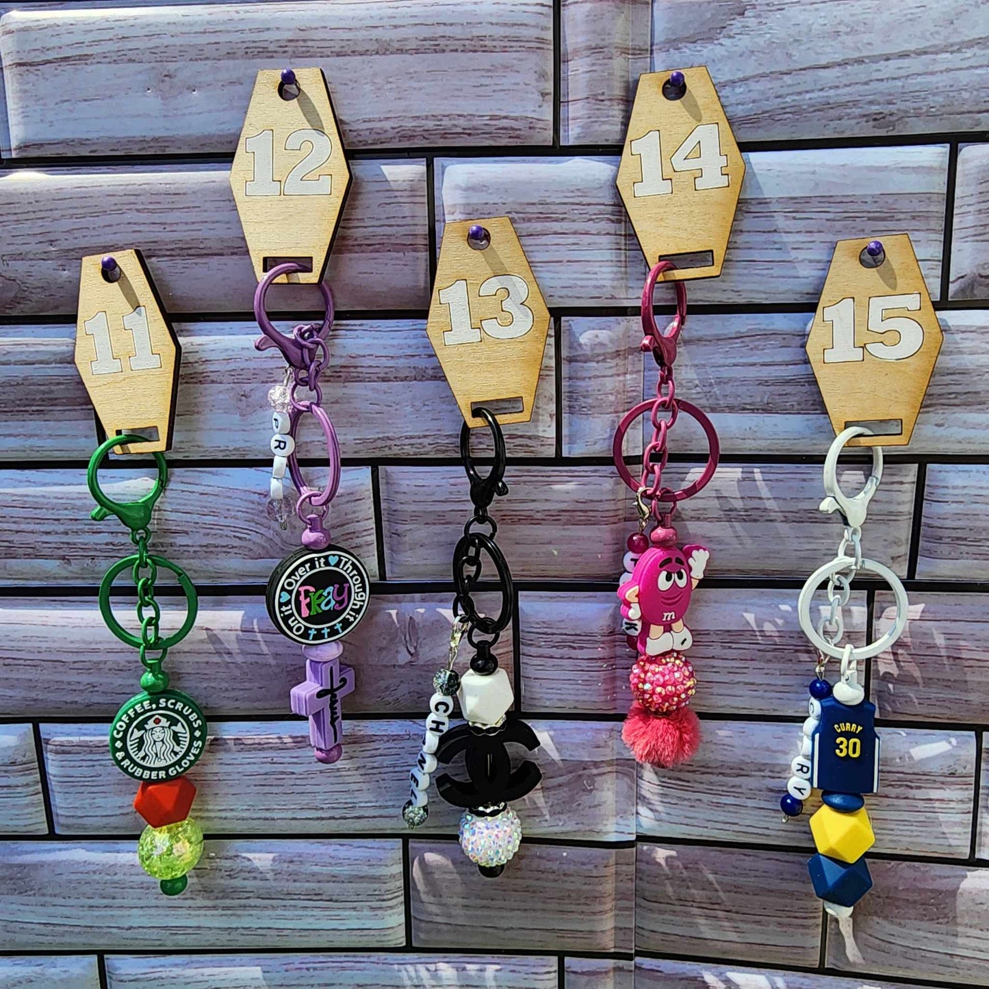 Adorable Beaded Keychains