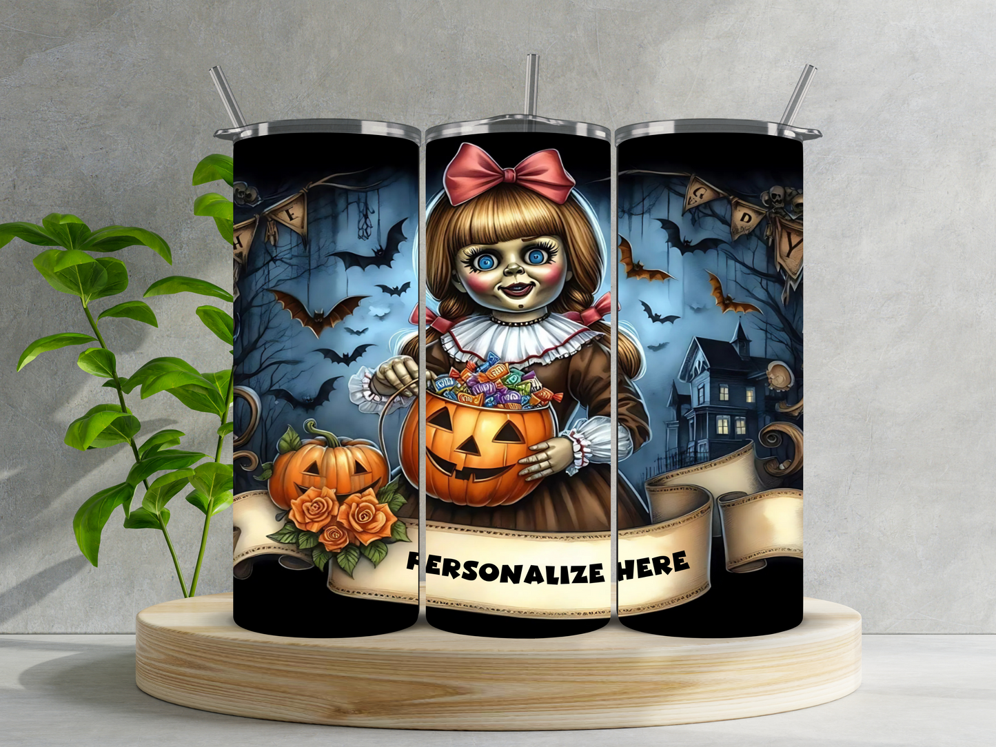 Spooky Season Halloween Personalized Tumblers