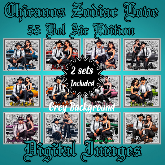 Chicanos Zodiac Love 55 Bel Air Edition digital images