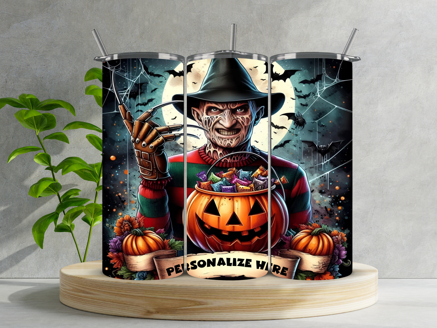 Spooky Season Halloween Personalized Tumblers