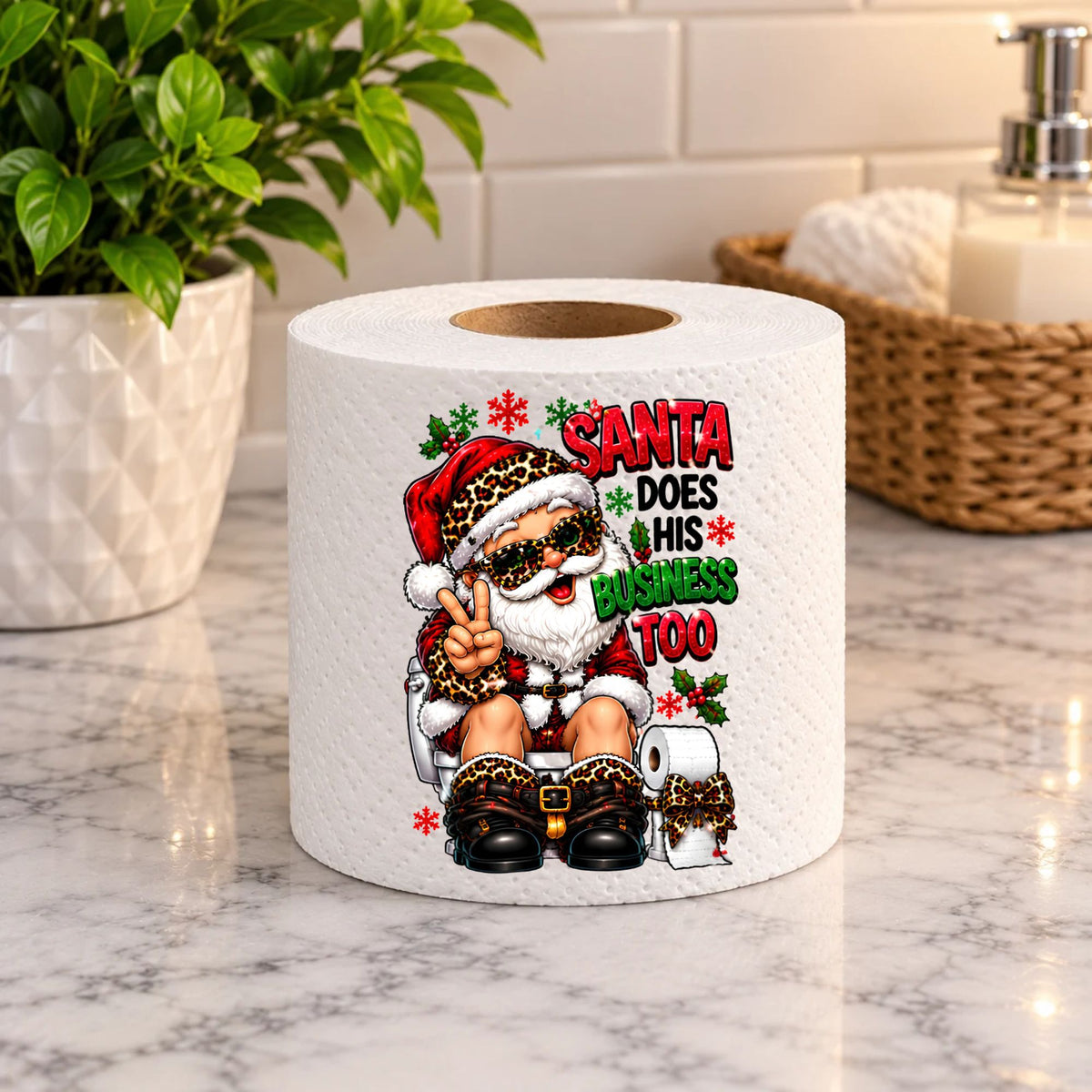 Santa Does His Business Too
