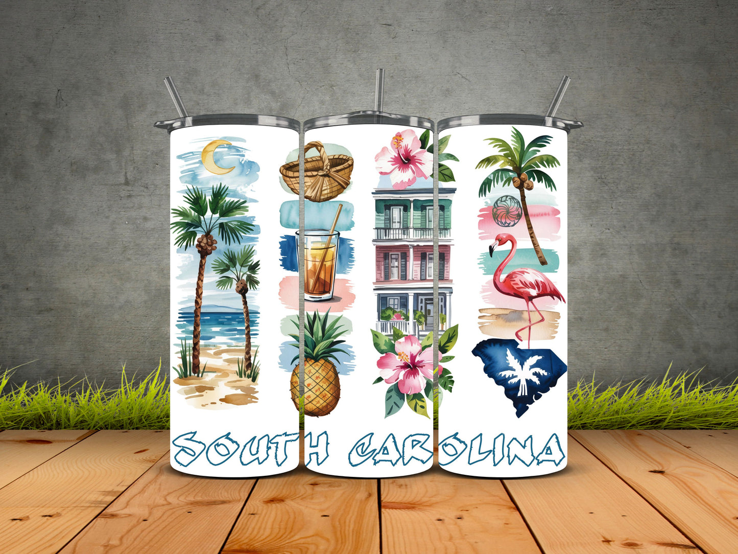 50 States Brushstroke-USA State Pride Tumblers