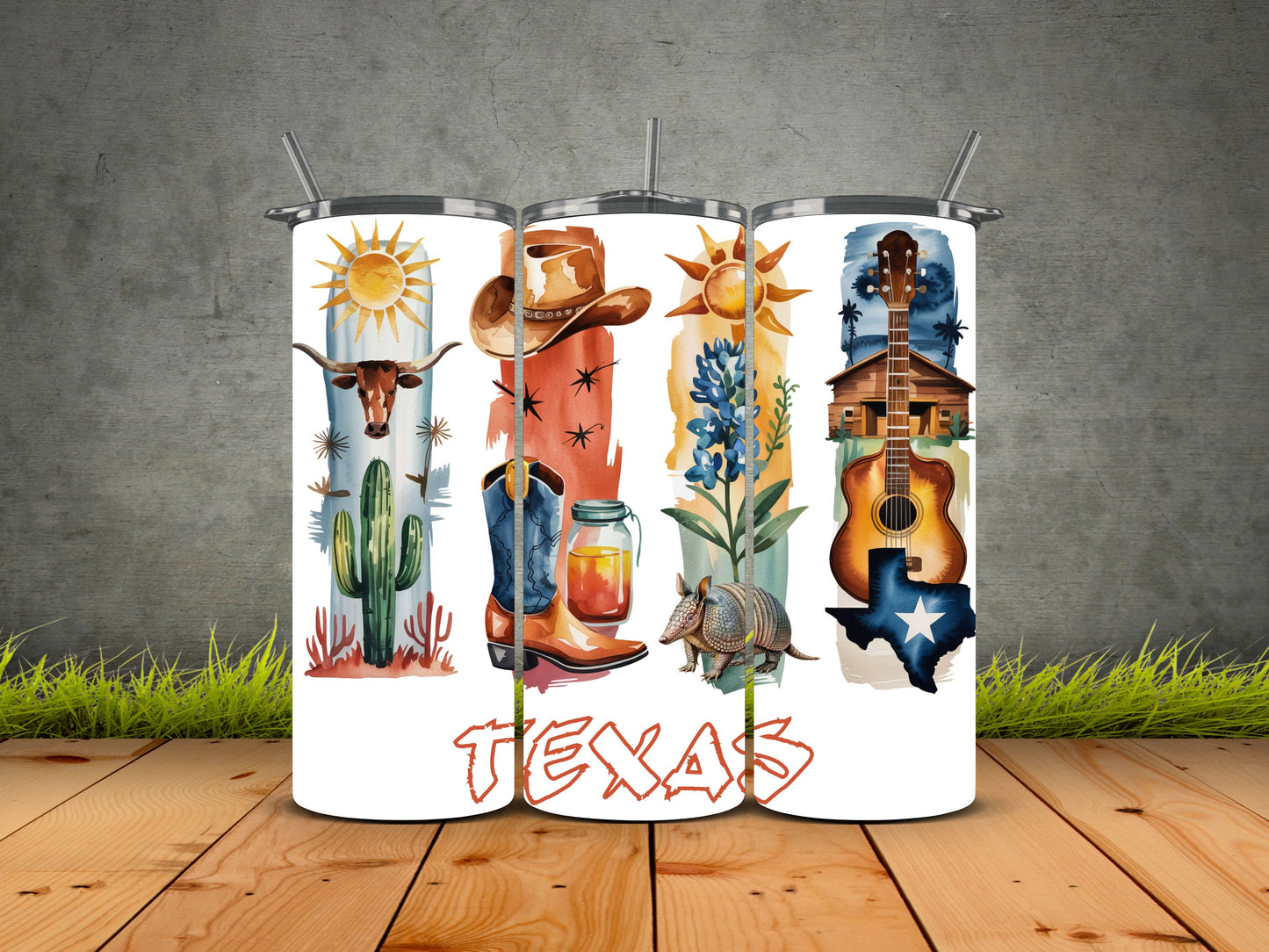 50 States Brushstroke-USA State Pride Tumblers