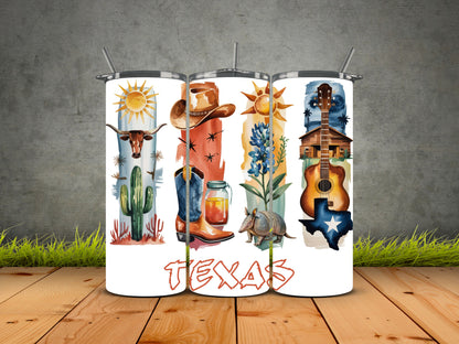 50 States Brushstroke-USA State Pride Tumblers