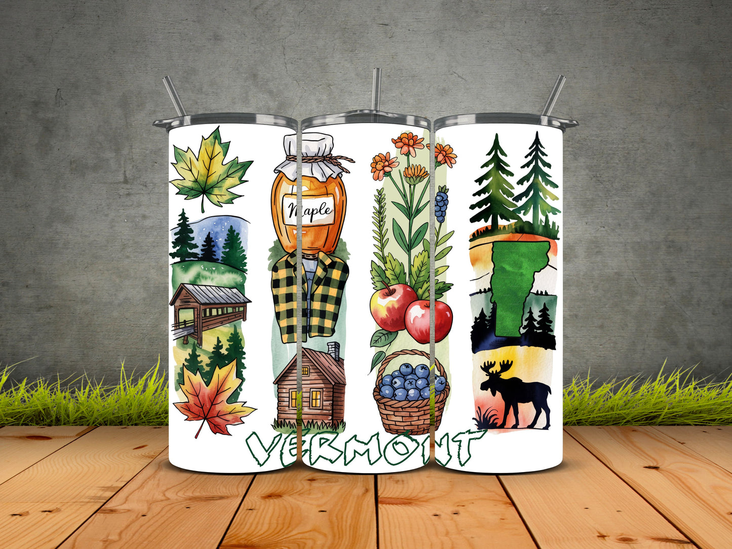 50 States Brushstroke-USA State Pride Tumblers
