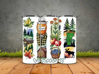 50 States Brushstroke-USA State Pride Tumblers